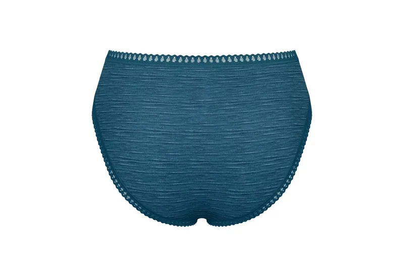Sloggi Sloggi Slip Damen Slip 3er Pack Baumwolle GO Crush High leg C3P (Packung, 3er Pack), Blau, – Produktbild 3 von 3