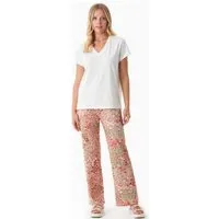 ORGANICATION ORGANICATION Jerseyhose aus LENZING ECOVERO mit Blumenmuster, Rosa(bloom baby), – Produktbild 1 von 1