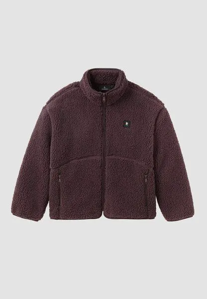 recolution Damen Fleecejacke aus recyceltem Polyester - FORTUNELLA - recolution, Dark grape (lila), – Produktbild 2 von 4