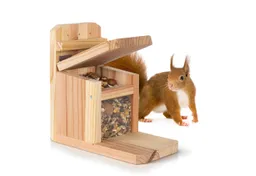 Waldfunk Futterstation Eichhörnchen Wetterfestes Futterhaus, Holz, 23 x 13 x 23 cm – Produktbild 1 von 1