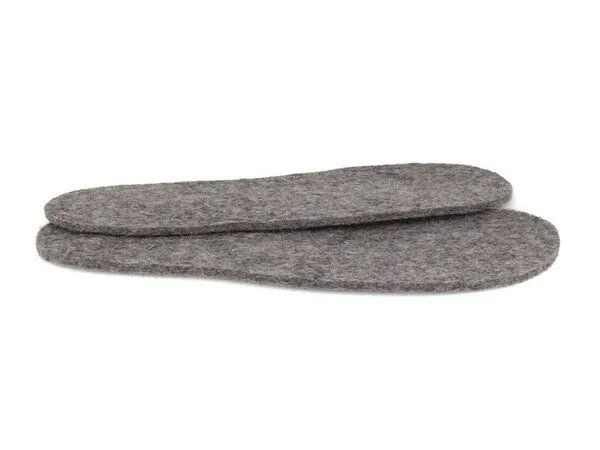 WoolFit WoolFit 5 mm Filz-Einlegesohlen aus 100 % Wollfilz – mulesingfreie Wolle, Steingrau, – Produktbild 3 von 4