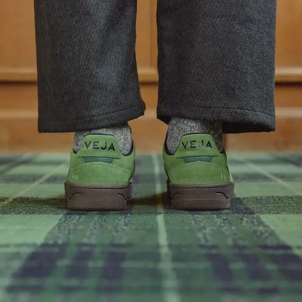 Veja Veja Sneaker V-90 SUEDE, Full militar eagle / grün, – Produktbild 4 von 4