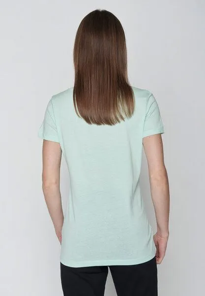 GreenBomb GREENBOMB Lifestyle Scooter Loves - Lässiges T-Shirt aus Bio-Baumwolle / hochwertiger Print / Fair & Vegan, Grün (spring green ), – Produktbild 4 von 4