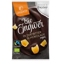 Landgarten Landgarten Bio-Ingwer in Zartbitter-Schokolade, 70 g – Produktbild 1 von 1