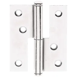Alberts ALBERTS Aushebescharnier, Stahl roh, sendzimirverzinkt, links, LxB 80x65 mm – Produktbild 1 von 1