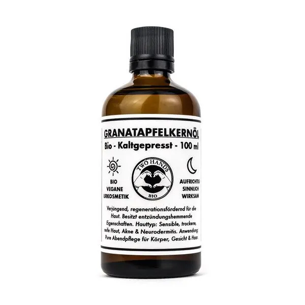Two Hands BIO Two Hands BIO Granatapfelkernöl Kaltgepresst 100 ml – Produktbild 1 von 1