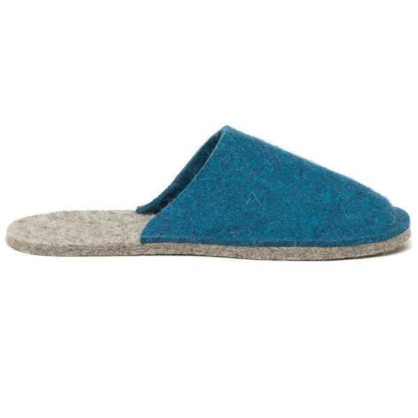 Magicfelt Magicfelt Wollfilz-Pantoffel Unisex 770, Blau(petrol), – Produktbild 2 von 4