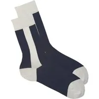 Living Crafts LIVING CRAFTS - Unisex Socken - Blau (87% Bio-Baumwolle; 12% Polyamid (recycelt); 1% Elasthan), Nachhaltige Mode, Bio Bekleidung, Blau, – Produktbild 1 von 2