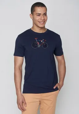 GreenBomb GREENBOMB Bike Jack Guide - Sportliches T-Shirt aus Bio-Baumwolle / hochwertiger Print / GOTS / Fair & Vegan – Produktbild 1 von 1