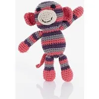 Pebble Pebble Monkey Rassel, Rot purple grau, – Produktbild 1 von 1