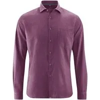 HempAge HempAge Herren Freizeithemd Hanf/Bio-Baumwolle, Purple, – Produktbild 1 von 2