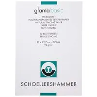 SCHOELLERSHAMMER SCHOELLERSHAMMER Skizzenblock "glama basic" hochtransparent, DIN A4, 92 g/m², 50 Blatt – Produktbild 1 von 1