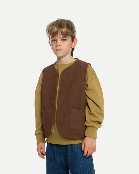 MATONA Matona Weste | Liner Vest | aus recycelter Baumwolle, Fudge, – Produktbild 1 von 4