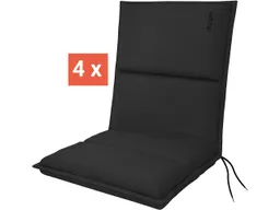 Doppler doppler Auflage "CITY" für Niederlehner, 4er-Pack, 100x48x6 cm, Polyester, anthrazit – Produktbild 1 von 1