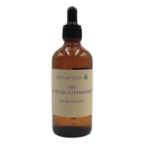 WE LUV ECO WE LUV ECO ROSENBLÜTENWASSER | nachhaltig | plastikfrei | vegan – Produktbild 1 von 3