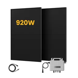 EcoFlow EcoFlow Balkonkraftwerk Set, 920Wp Jolywood Bifazial Full Black Solarmodule, 800W Wechselrichter, by Powerness (dealclub) - 2 x 460Wp Bifaziale Full Black / Standardversand – Produktbild 1 von 1