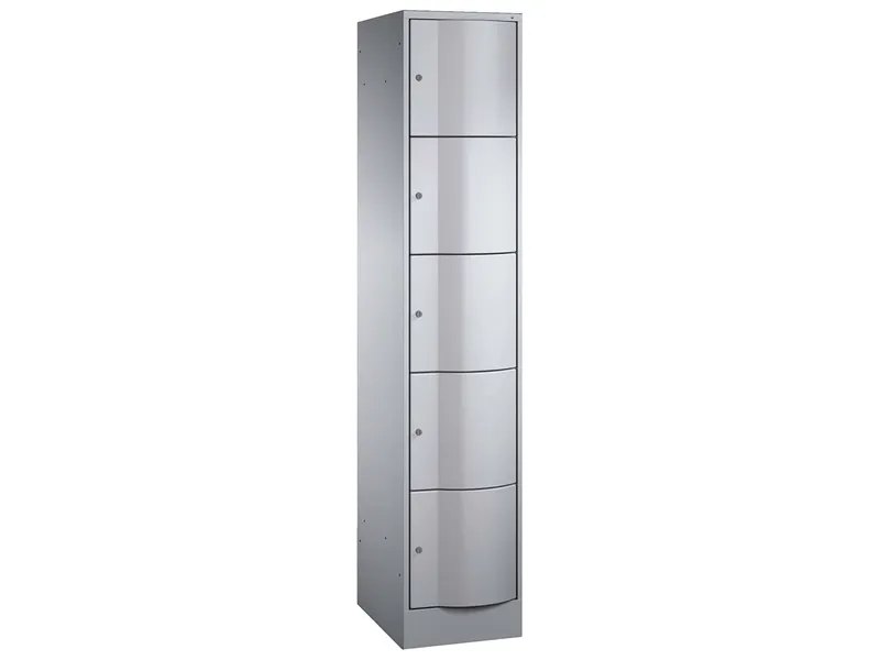 C+P C+P Schließfachschrank 1 Turm lg/si 5er – Produktbild 1 von 1