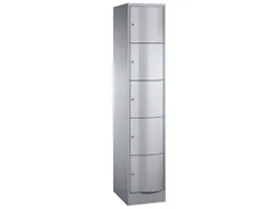 C+P C+P Schließfachschrank 1 Turm lg/si 5er – Produktbild 1 von 1