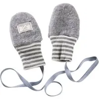 Pickapooh Pickapooh Baby und Kinder Fäustlinge Bio-Merinowolle Fleece grau Gr.1 (bis 9 Monate) – Produktbild 1 von 1