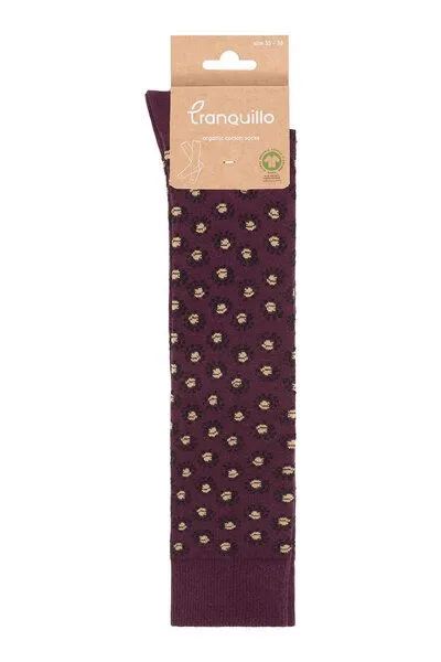 Tranquillo Kniestrümpfe Faniaa - burgundy sun / 35–38 – Produktbild 2 von 2