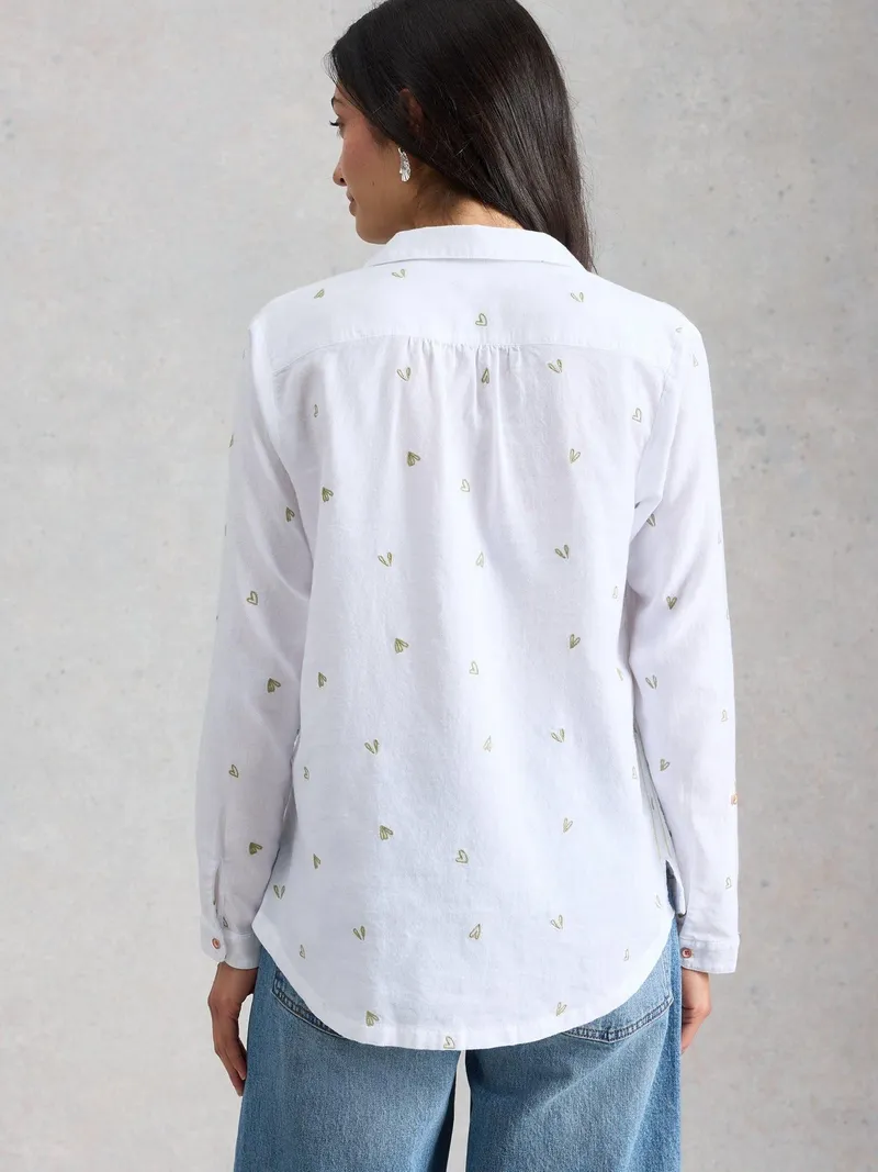 White Stuff Bluse Sophie aus Bio-Baumwolle - 50, Elfenbein multi, – Produktbild 4 von 4