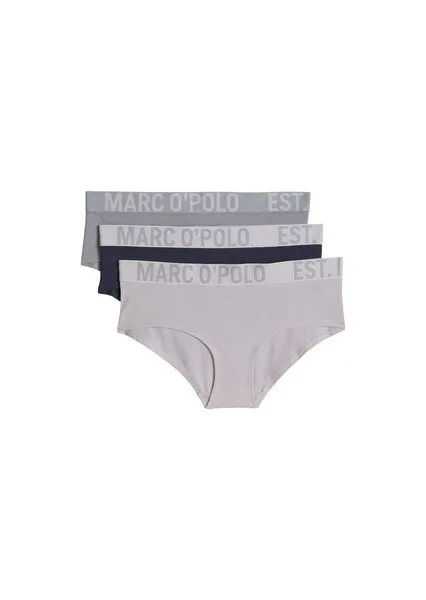 Marc O'Polo Marc O'Polo 3er Pack Hipster | Essentials | Baumwolle GOTS, Blue/weathervane/gray lilac, – Produktbild 4 von 4