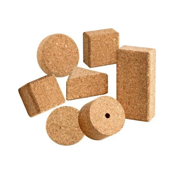 Kork-Deko Kork-Deko Geometrische Formen aus Kork | 7 teiliges Set | Kork aus Portugal – Produktbild 5 von 8