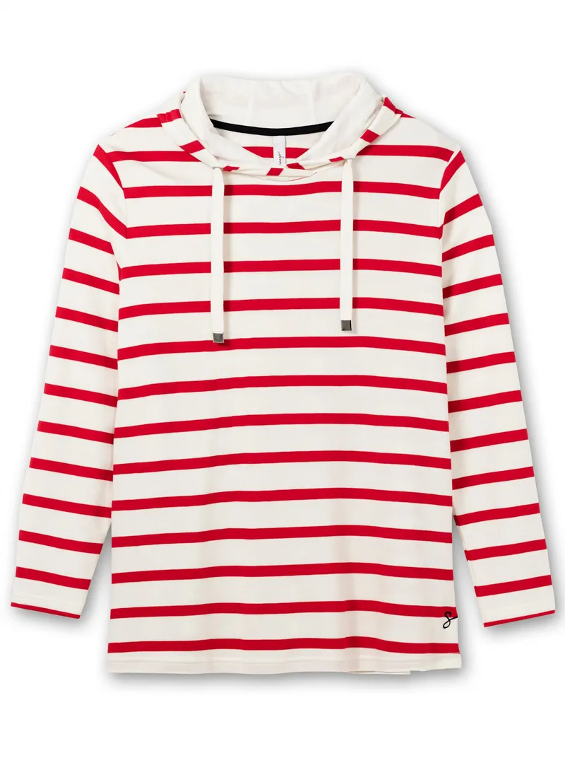 sheego Ringelshirt, Offwhite-gestreift, – Produktbild 1 von 2