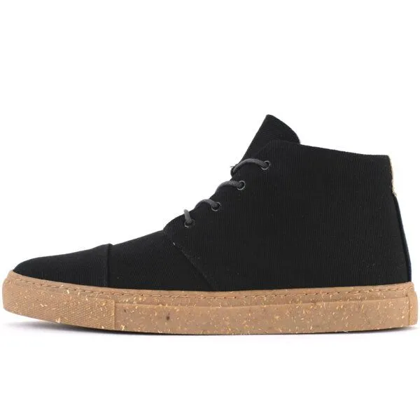 SORBAS SORBAS '59 recycelte Stoff-Sneaker, Schwarz, – Produktbild 1 von 4