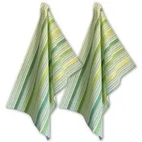Solwang Design Solwang Design 2er-Set Geschirrtücher aus 100% Biobaumwolle, 70 x 50 cm, Frisches grün mix, – Produktbild 1 von 1