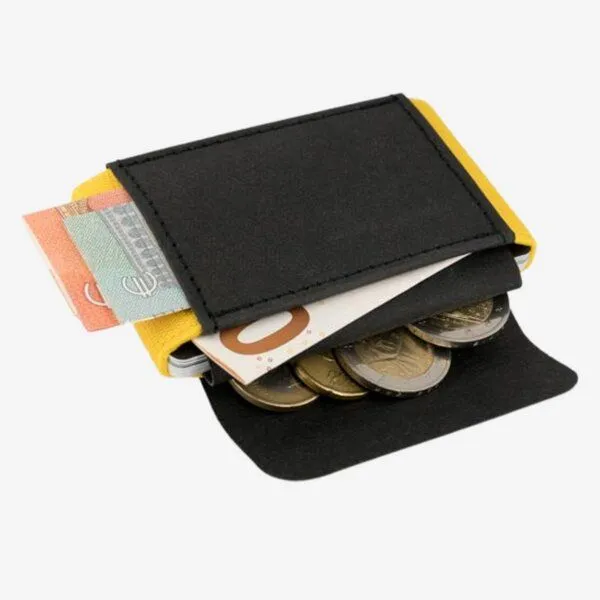 ANDERS & KOMISCH ANDERS & KOMISCH Kleiner Geldbeutel mit Münzfach - MINI PRO Wallet, Black, – Produktbild 3 von 8