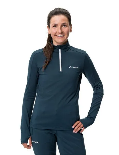 Vaude VAUDE Pullover Women's Livigno Halfzip II, Dunkel-blau, – Produktbild 5 von 6