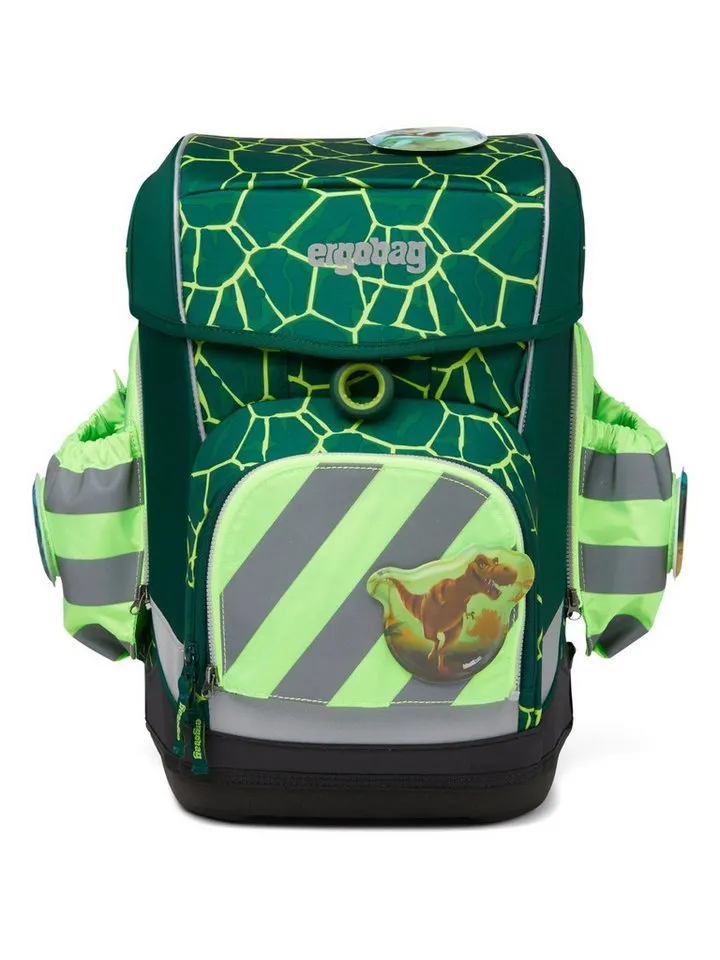 Ergobag Ergobag Schulranzen pack Seitentaschen Zip Set (3-tlg), reflektierend, Grün, – Produktbild 3 von 4