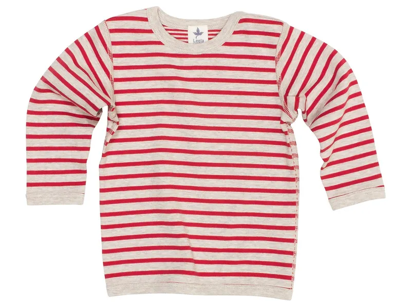 Leela Cotton Leela Cotton Baby und Kinder Langarmshirt zum Wenden, Rot, – Produktbild 1 von 1