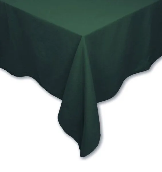 jilda-tex jilda-tex Tischdecke Renforce 100% Bio-Baumwolle Uni MADE IN GREEN, Waldgrün, – Produktbild 1 von 2