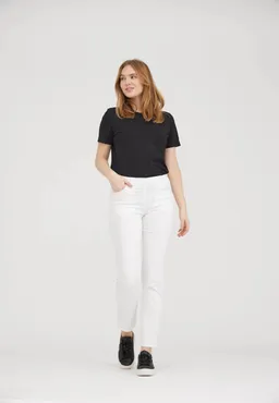 LAURIE LAURIE Damen vegan Kelly Regular Ml - Weiß – Produktbild 1 von 1