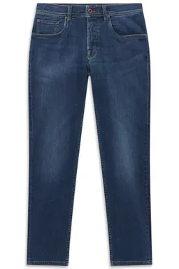 Bugatti Slim Jeans aus italienischem Denim in Dark Indigo – Produktbild 1 von 1