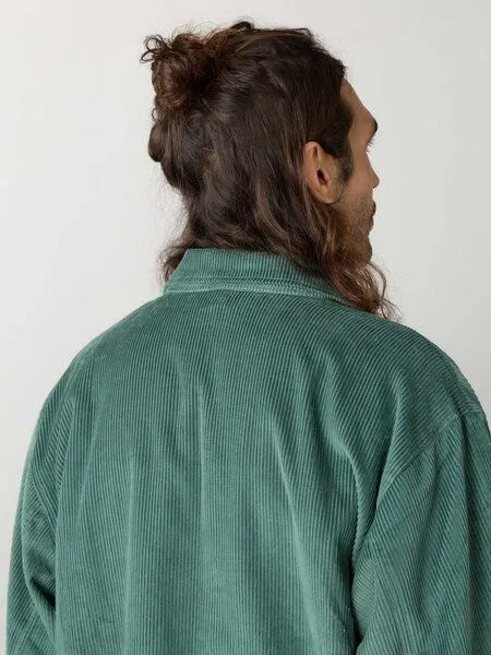 Yahmo Yahmo Dirk Bomberjacke, Teal (blau), – Produktbild 3 von 4