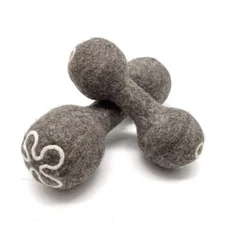 Wooliie Wooliie Life After Death Dumbbell – Spielzeug aus 100 % naturbelassener Schurwolle – Produktbild 1 von 1
