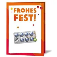 OxfamUnverpackt OxfamUnverpackt Spenden-Geschenk "Medikamente" (Weihnachtskarte mit Magnet) – Produktbild 1 von 1