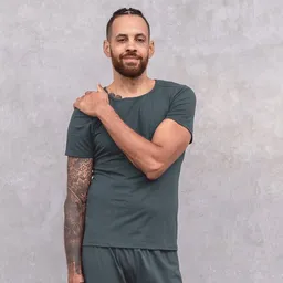 Jaya Jaya ROCKY UNI - Männer - körpernahes T-Shirt für Yoga aus Biobaumwolle – Produktbild 1 von 1