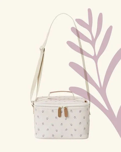 Fresk Kühltasche groß – 22 × 17 × 15 cm, mit Schultergurt und Namensschild, Berries, – Produktbild 3 von 4