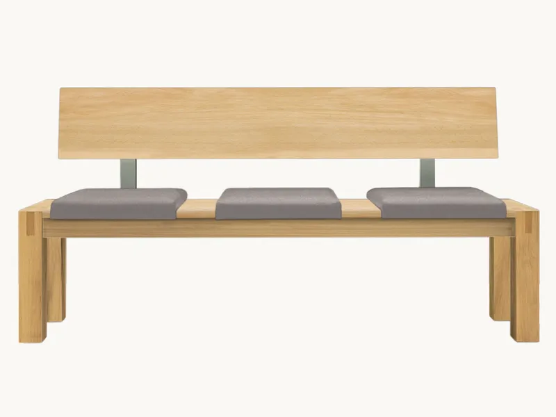allnatura allnatura Sitzkissen "Lavolo" - Schnäppchen 02753 | Sitzkissen für Banktiefe 40 cm | Sitzbreite 43 cm | Baumwolle/Leinen, Rot, – Produktbild 1 von 2