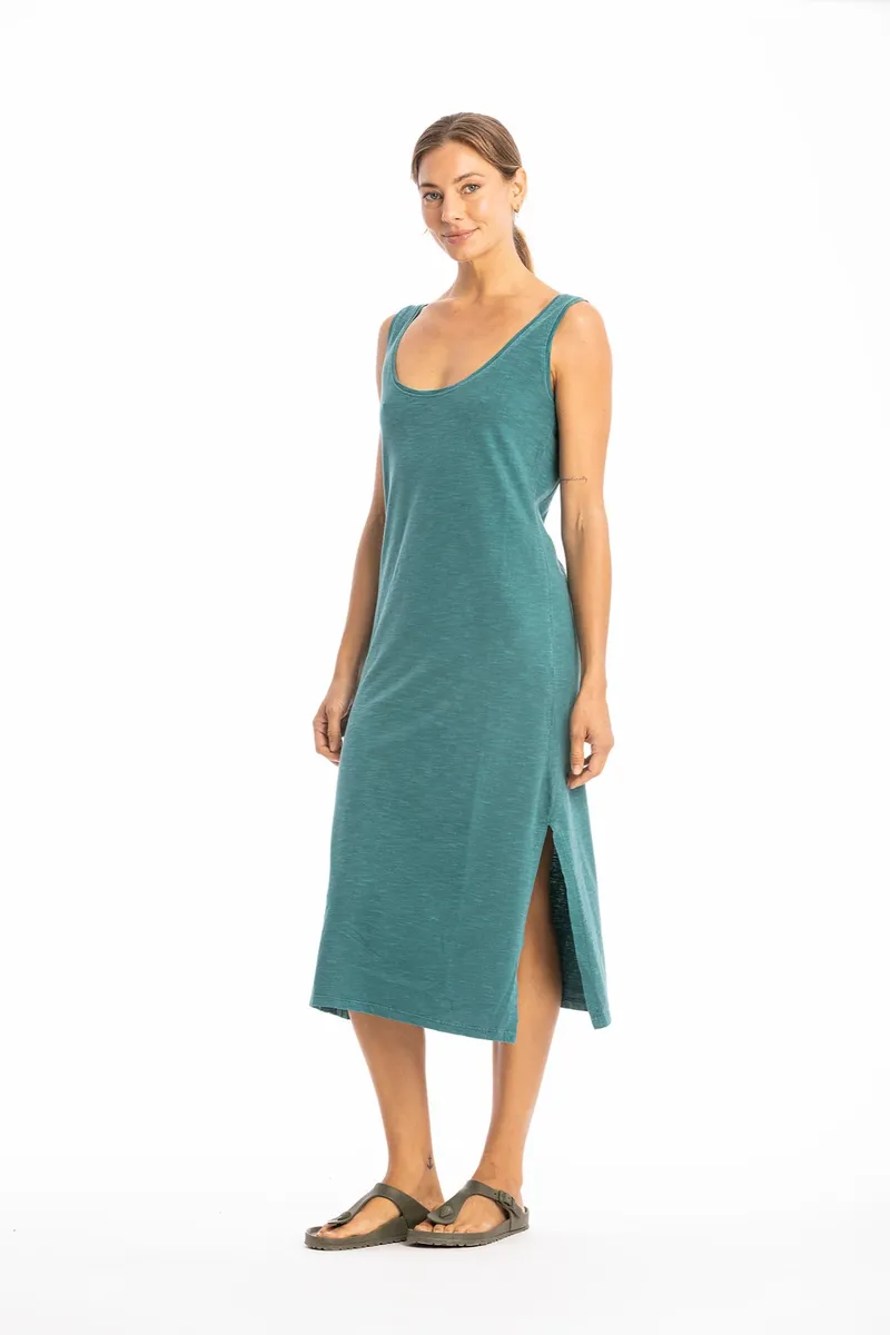 RAVENS VIEW IBIZA RAVENS VIEW IBIZA Damen vegan Kleid Demi Aqua Grün, Teal, – Produktbild 2 von 2