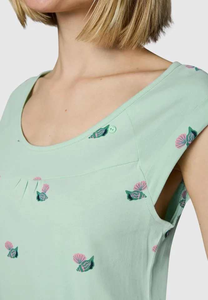 ragwear ragwear Sommerkleid Penellope Print YOUMODO leichtes Strand-Kleid mit stylischem Print, Grün, – Produktbild 5 von 5