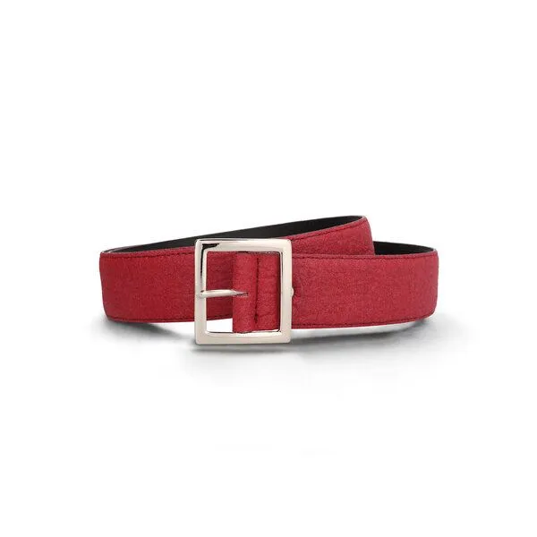 Nae Vegan Shoes Nae Vegan Shoes NAE Saldes Damen Gürtel aus Piñatex- Leder, Red, – Produktbild 1 von 2