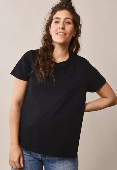 Boob Boob Umstands- und Stillshirt The-shirt, Schwarz, – Produktbild 1 von 4