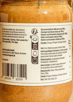 KoRo Braunes Mandelmus 6 x 500 g – Produktbild 1 von 1