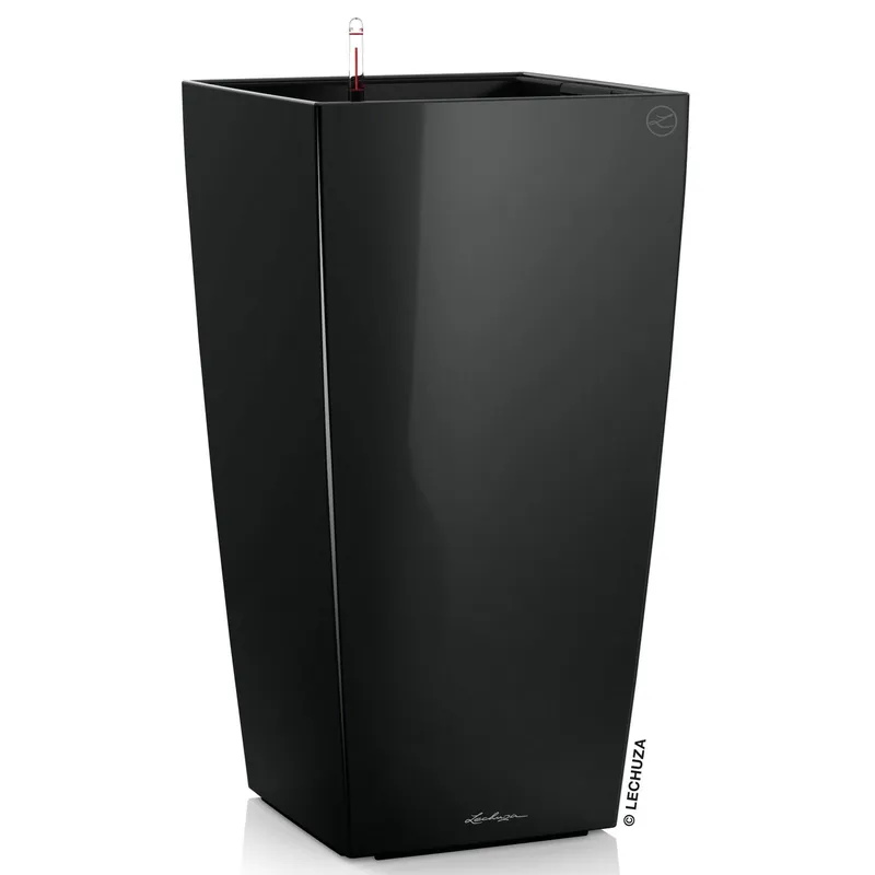Lechuza® Lechuza® 'Cubico 22', schwarz, ca. 22 x 22 x H 41 cm, Schwarz, – Produktbild 1 von 1