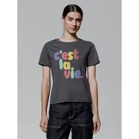 watapparel watapparel T-Shirt Frauen c'est la vie – Produktbild 1 von 1
